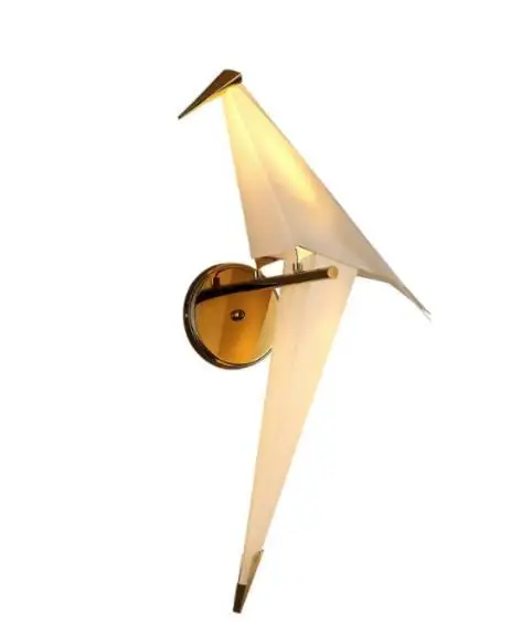 Светодиодный настенный светильник в виде птиц прикроватная лампа креативный