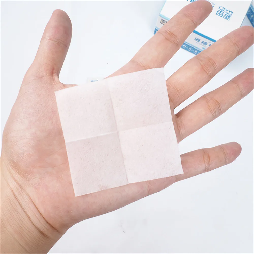 100 шт./лот с алкоголем замены Pad влажные салфетки для антисептик очистки кожи уход