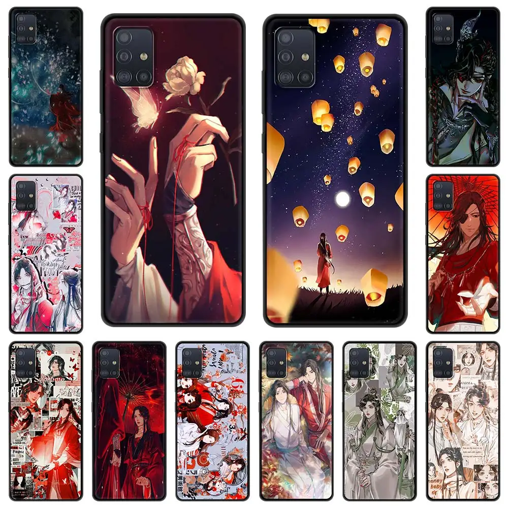 

Heaven Official’s Blessing Phone Case for Samsung Galaxy A51 A71 A21S A12 A11 A31 A52 A41 A32 5G A72 A01 A22 Soft Black Cover