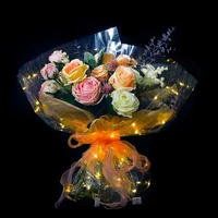 luminous diy flower packaging paper multipurpose gift packaging floral wrapping paper birthdays festival romantic wrapping paper