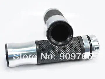 1 пара серебряный велосипед 7/8 ''Руль ручками для Honda Kawasaki Suzuki KtN Yamaha XJ 550 600 700 750