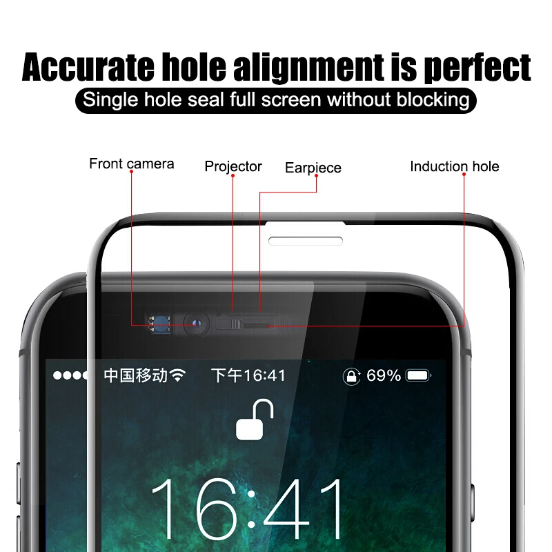 official for iphone 11 12 pro xs max x xr curved edge protective glass on iphone se 2020 6s 7 8 plus screen protector glass film free global shipping
