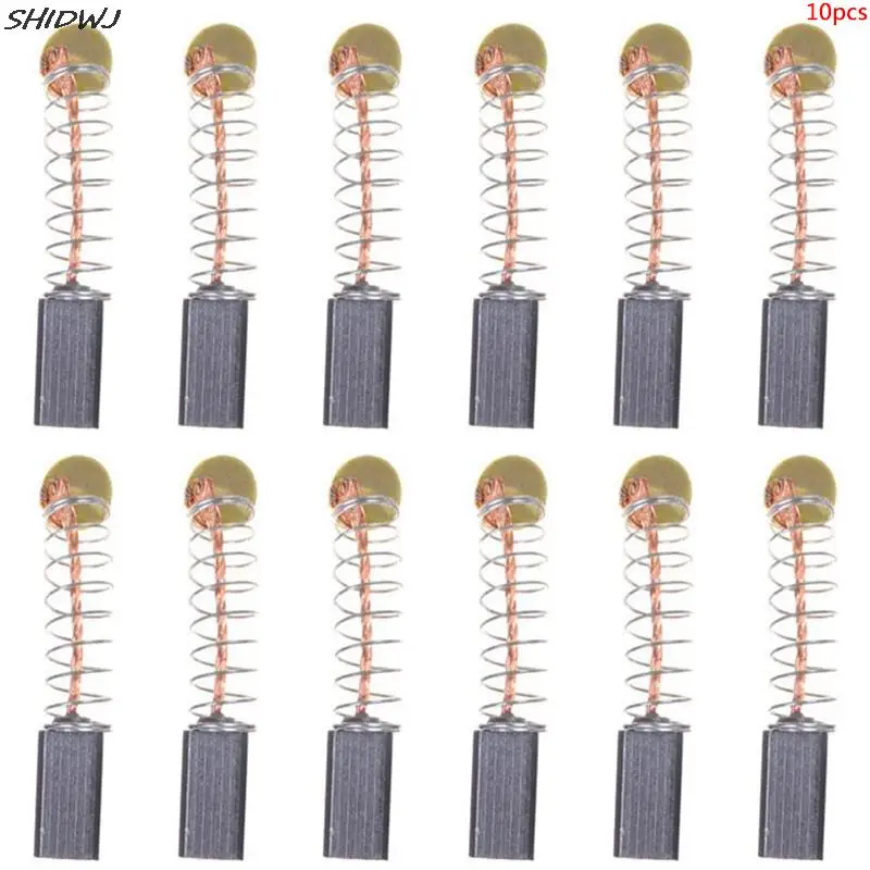 

10pcs 5x5 x8mm Mini Drill Electric Grinder Replacement Carbon Brushes Spare Parts for Electric Motors Dremel Rotary Tools