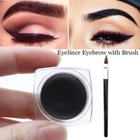 1pcs natural long lasting eyeliner brush black eyeliner waterproof eyeliner gel eyeshadow eye makeup tools for womens cosmetics