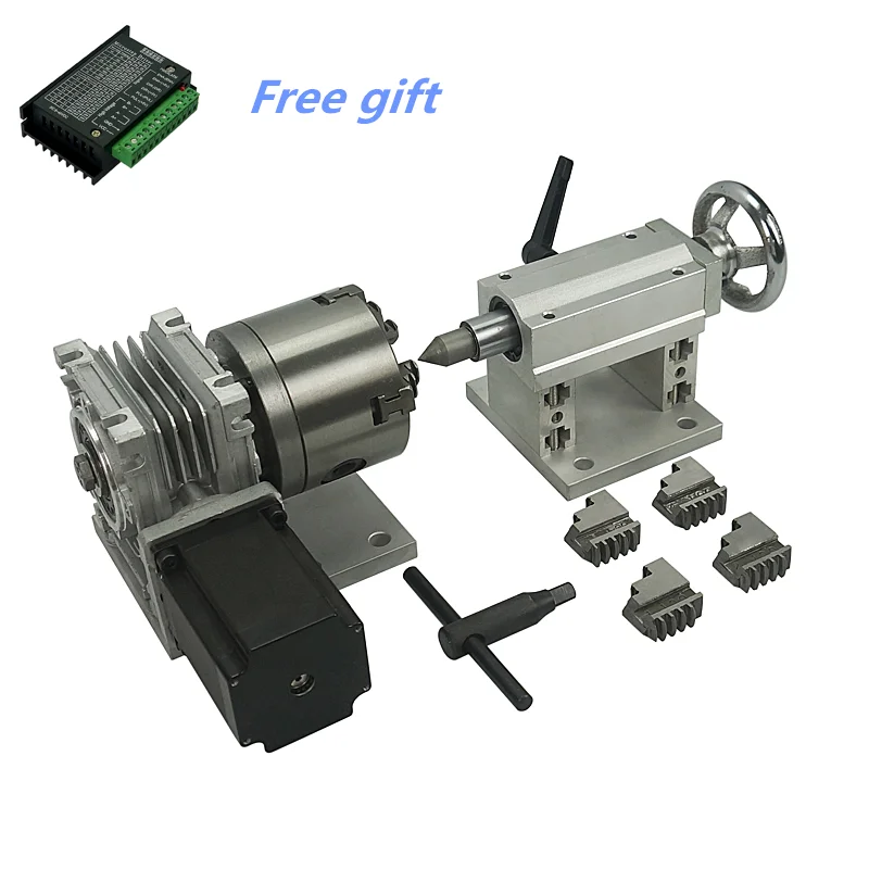 Вращающаяся ось A cnc 4 я вращающаяся задняя часть для фрезерного станка с ЧПУ