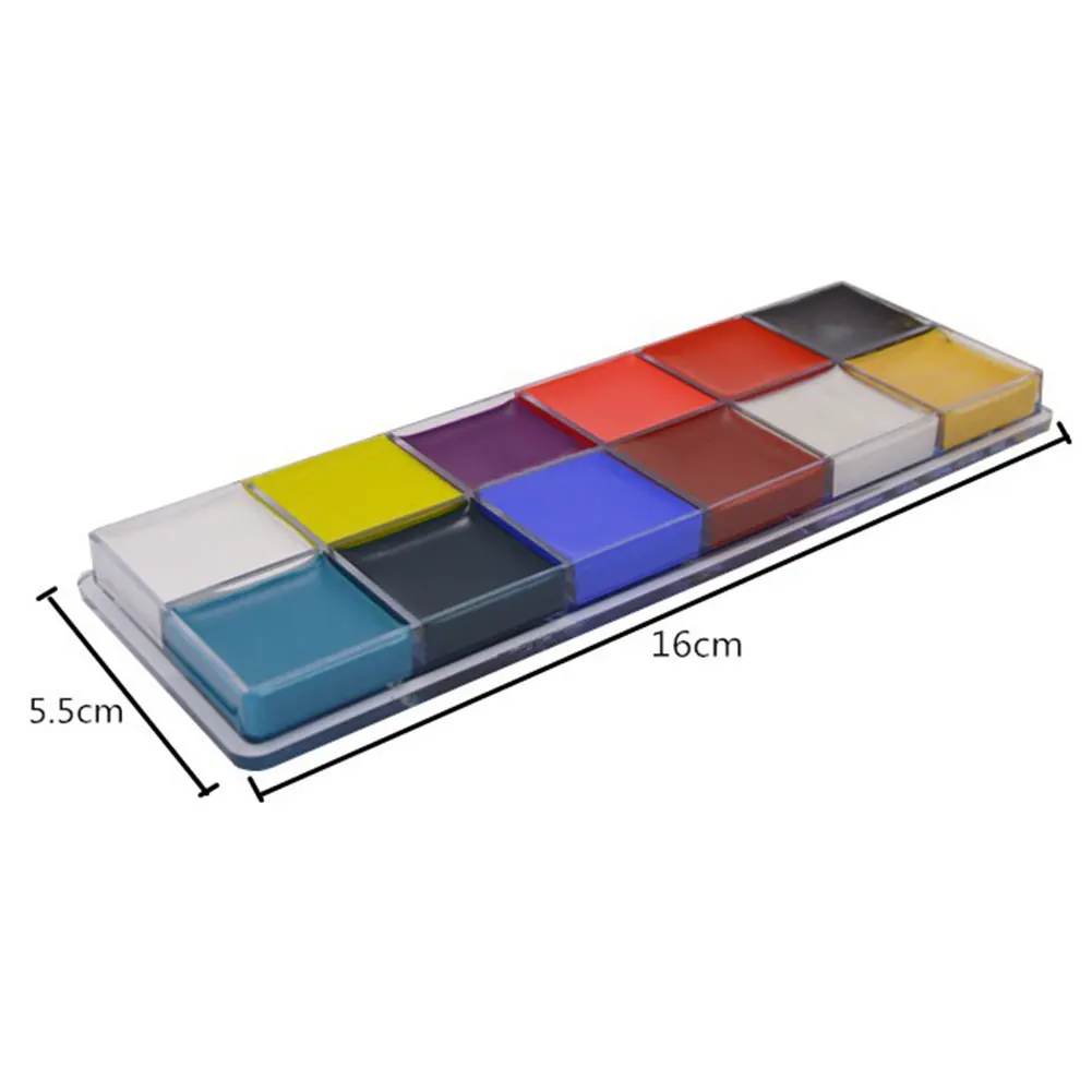 Non-toxic Body Easy Apply Face Paint Kit Kids Adults Makeup Leakproof Professional Cosplay Supplies Multi Colored Festivals | Красота и