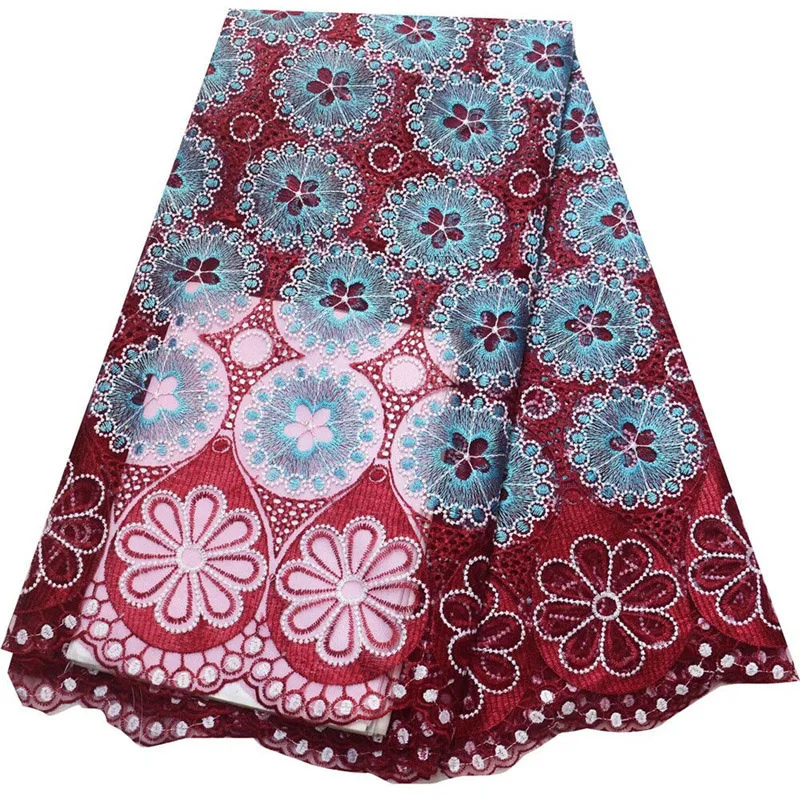 Темно-синие африканские сетчатые материалы для бритья французская кружевная