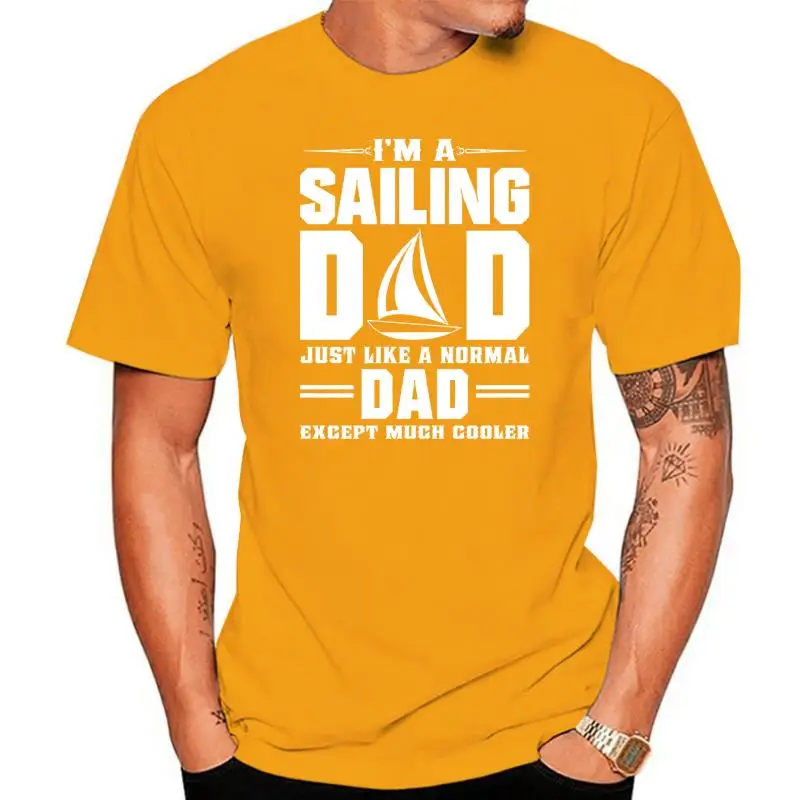 

Graphic T Shirts Crew Neck Short-Sleeve Best Friend MenS IM A Sail Dad Like Normal Dad Only Cooler T Shirt Shirts ANAGDUJD