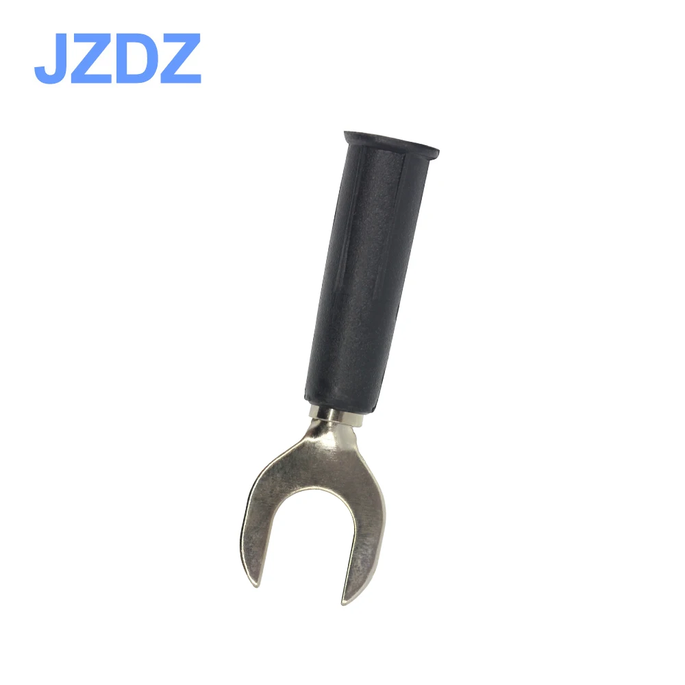 JZDZ J.20020 10 PCS High quality plug type 8mm U &ampY no welding 4 banana connector | Строительство и ремонт