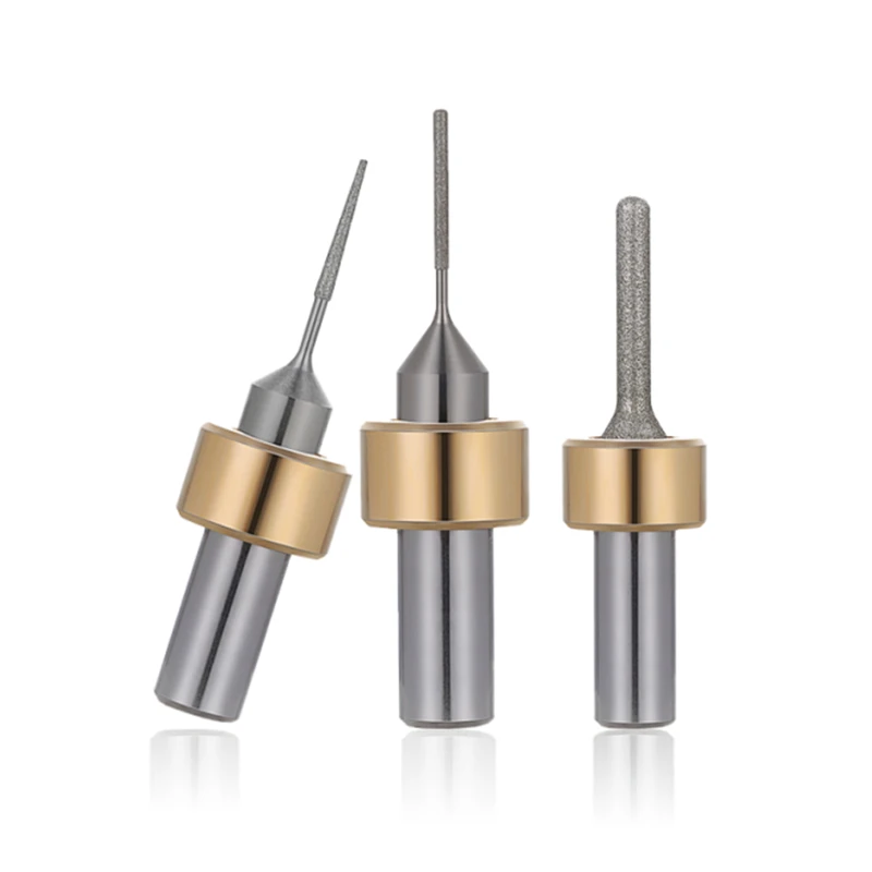 

3PCS Dental Zirconia Milling Cutter Diamond Emax/Glass Ceramic Milling Bur For Lithium Disilicate Grinding Tools Imes-icoer350