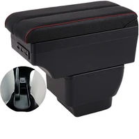for mazda 2 demio armrest box central content box interior armrests storage car styling accessories part with usb