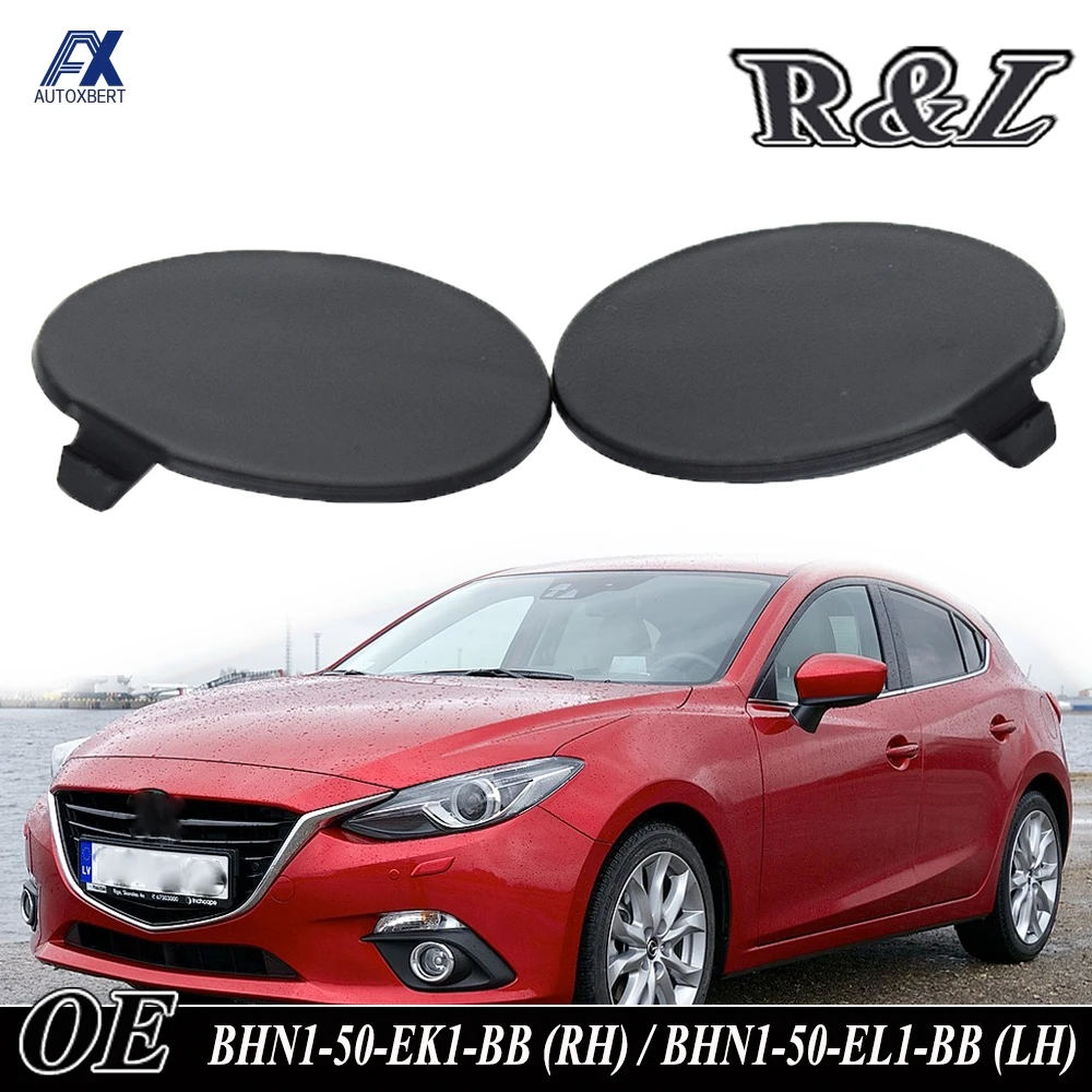 Для Mazda 3 Axela BM BN 2014 - 2018 крючок для заднего бампера автомобиля буксировочная крышка