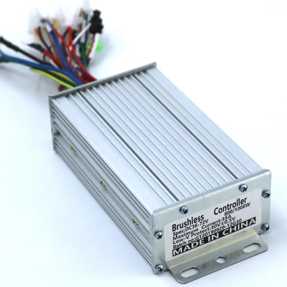 36-72V 800-1000W 35Amax 12 Mosfet Сенсор/Сенсор меньше E-велосипед/скутер/мотоцикл с бесщеточным двигателем Скорость контроллер