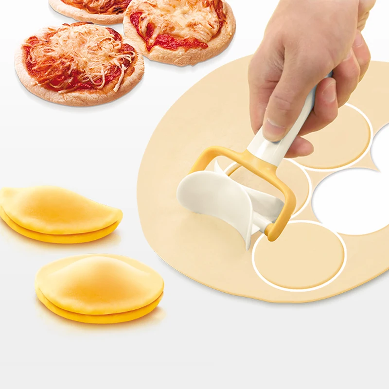 Форма для пирогов пластиковые печенья круглый прокатки автомат резки нож теста