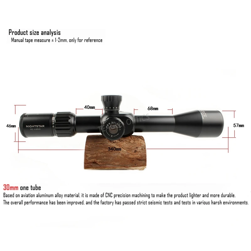 Охотничий прицел охотничий FFP первый focal plane с подсветкой для PCP Airgun Airsoft