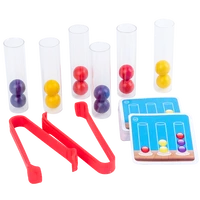 montessori teaching aids clip beads test tube toy children logic concentration fine motor training game educational toy for kids
