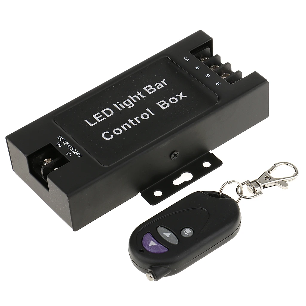 

12V-24V LED Light Bar Battery Box Flash Strobe Controller with Wireless Remote