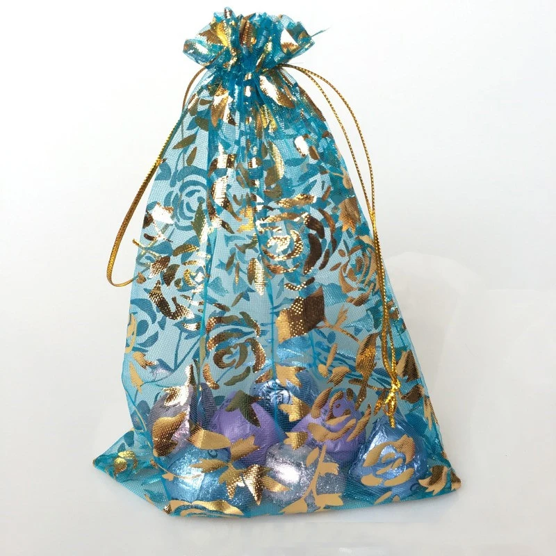 1 шт. прозрачная сетчатая сумочка для ювелирных изделий из органзы|Подарочные