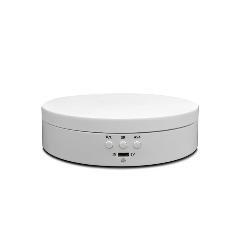 White(no mirror) 360 градусов круглый вращающийся Поворотный Стол Дисплей Стенд аксессуары для фотостудии съемки фото фон стенд - Цвет: White(no mirror)