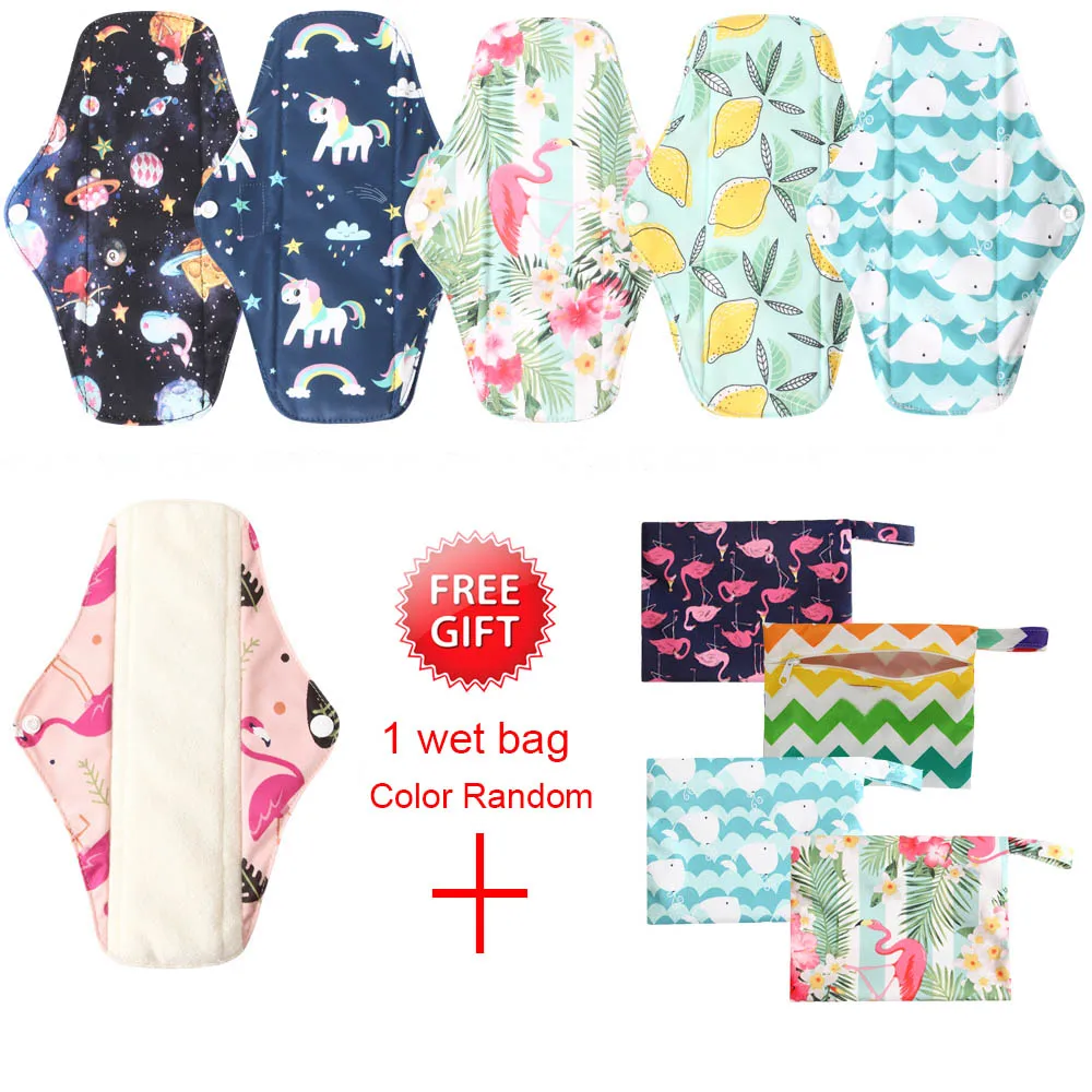 VIP LINK для дропшиппинг 7 шт. моющийся санитарный прокладки бамбуковые хлопковые