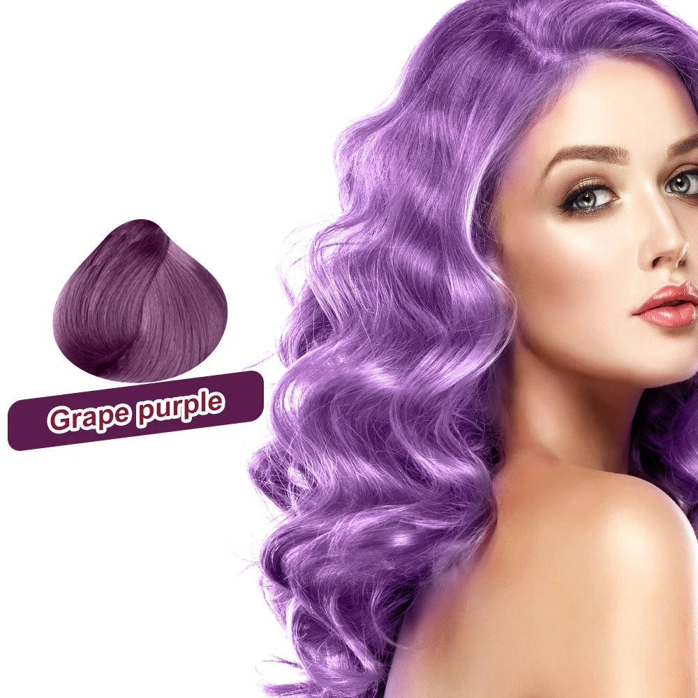 

500ml Plant Extract Color Shampoo Natural Hair Dye Permanent Long Lasting Hair Dye Suitable for Male and Female Professional