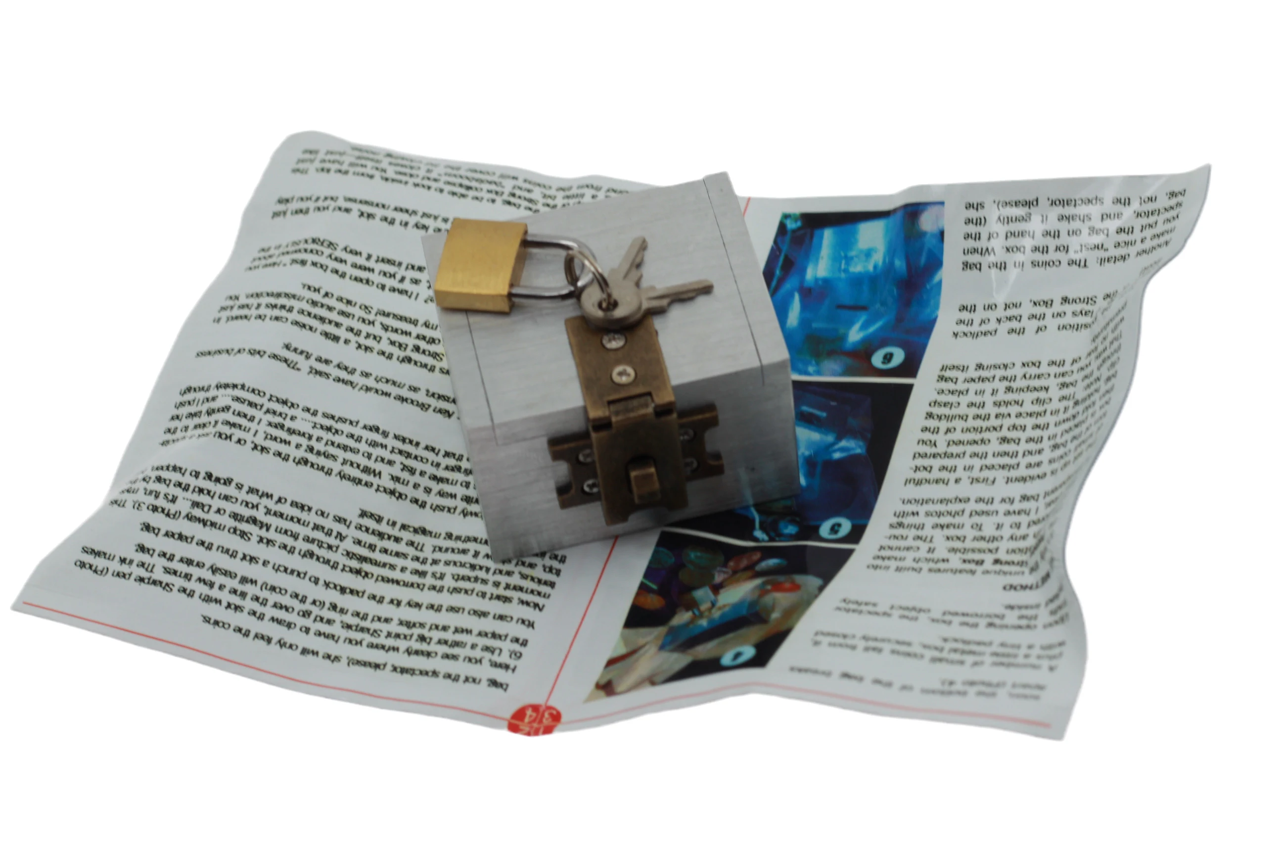 The Strong Box Joe-фокусы реквизит сцена gimmicks крупный план Магическая комедия игрушки