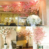 simulation cherry blossom branch artificial flower fake plant wedding decoration home party garden decor flowers wall