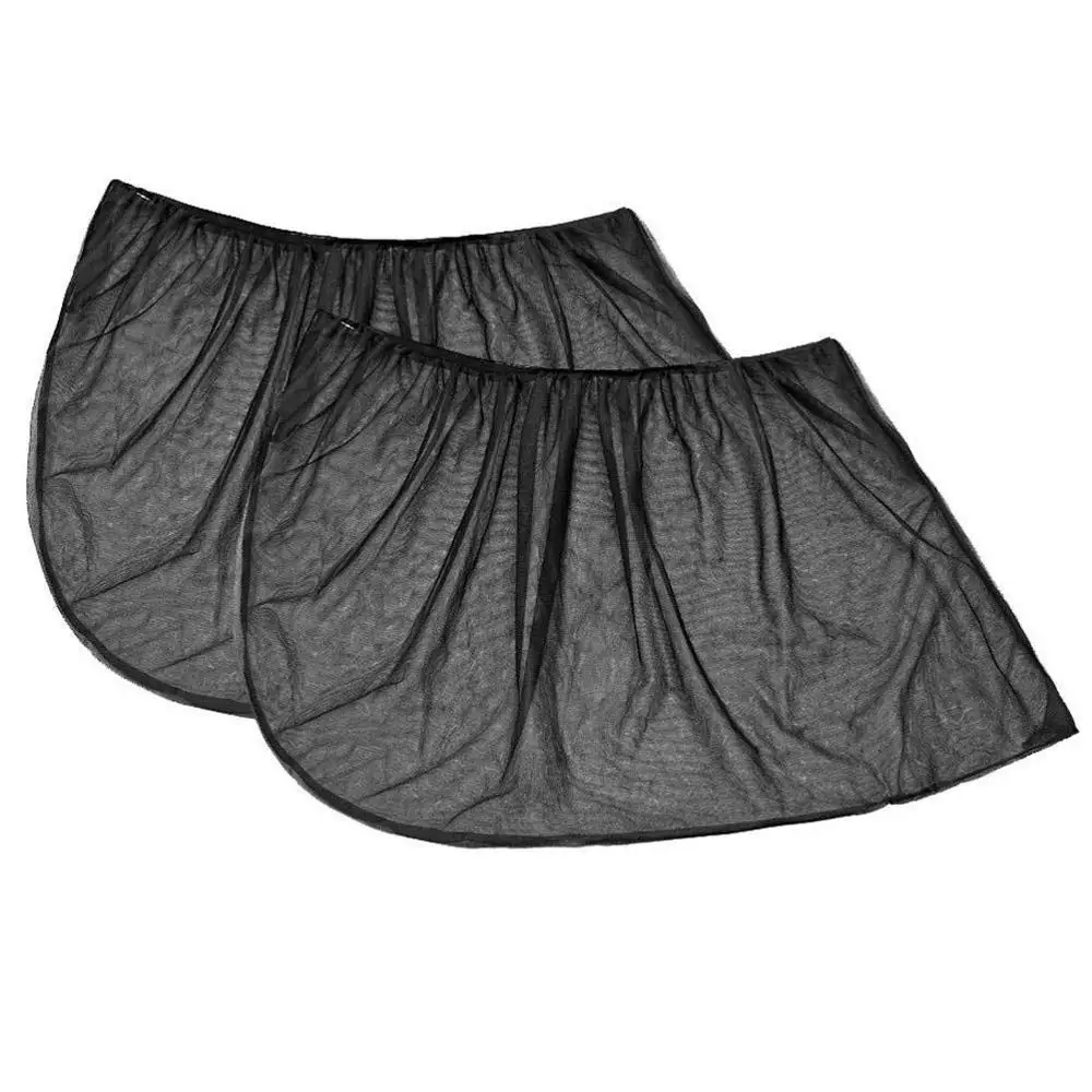 2 Pack Summer Car Rear Side Back Window UV Protection Sun Shade Anti-mosquito Net Mesh Curtain For Sedan 100*55cm 40*20" | Автомобили