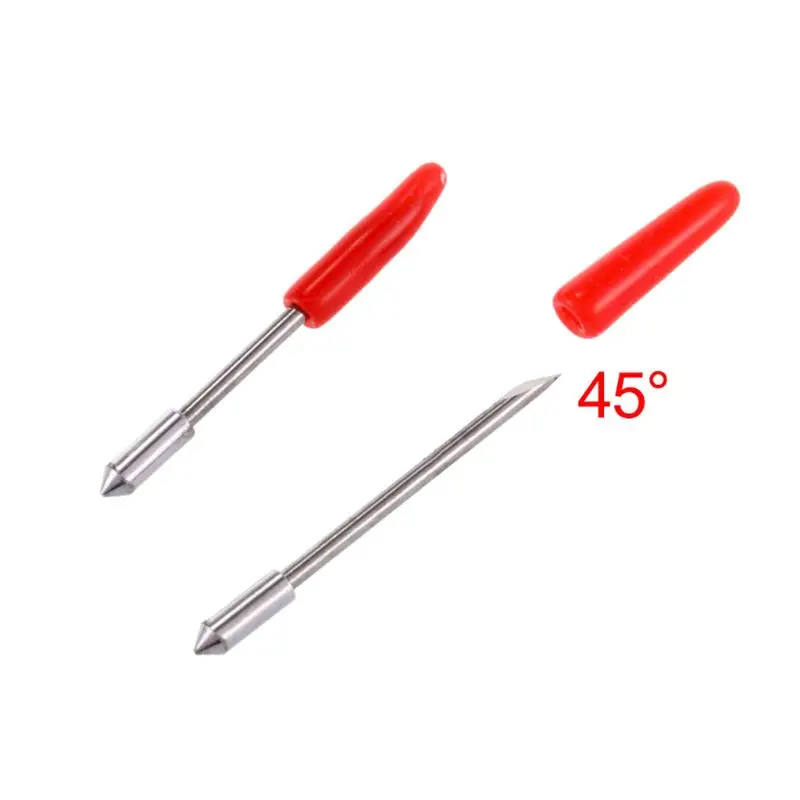 

CB09 CB09U Graphtec Blade Holder Base with 10pcs Graphtec Blade Vinyl Cutter Plotter Cutting Blades 45/ 60 Degree