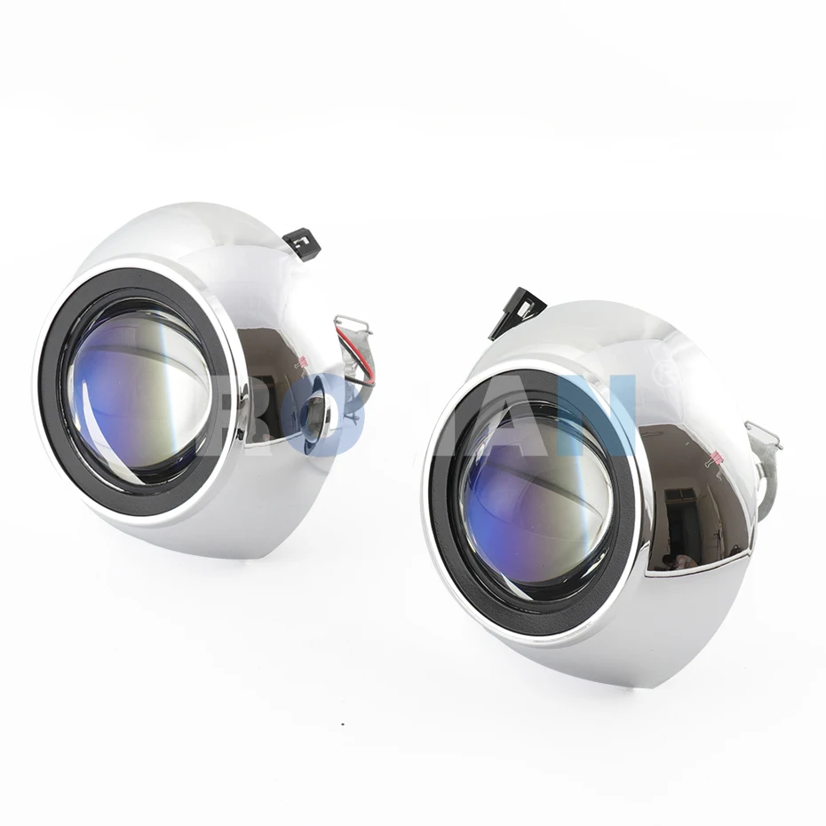 

RONAN 2.5inch Bi-Xenon HID Projector Ver8.1 Lenses Headlight Iris Smax GTI Shrouds Retrofit H1 H4 H7 Car Headlamp Car Styling