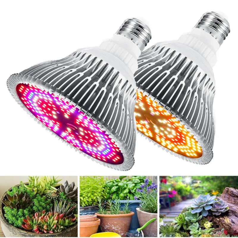 

150Leds 200Leds Aluminum LED Grow Light Full Spectrum Sunlike E27 LED Growing Bulb Indoor Hydroponics Flowers Plants Growth Lamp