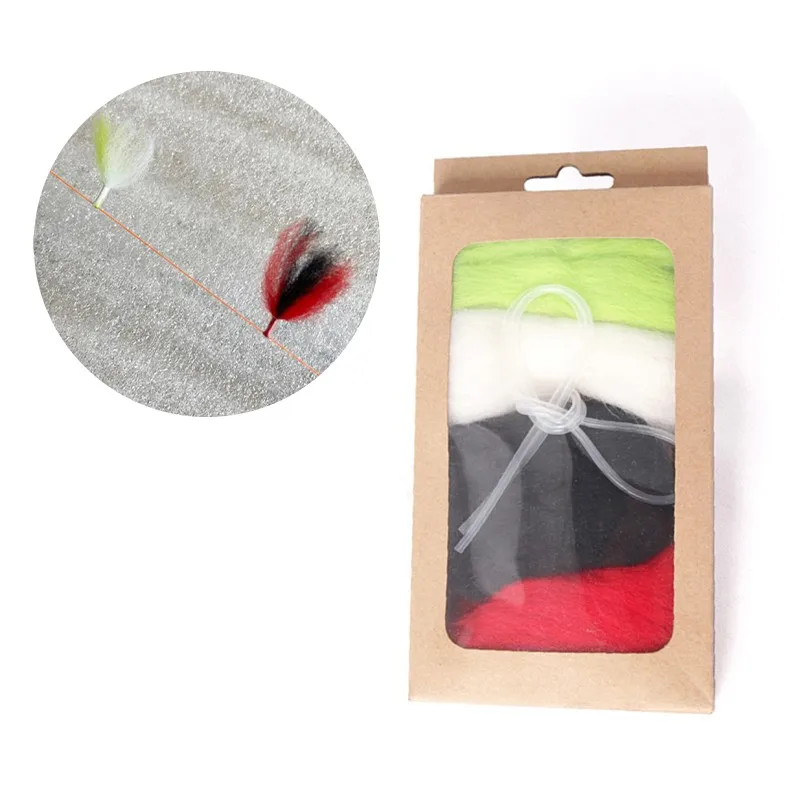 1 шт. набор индикаторов для ловли форели нахлыстом шерстяные индикаторы с