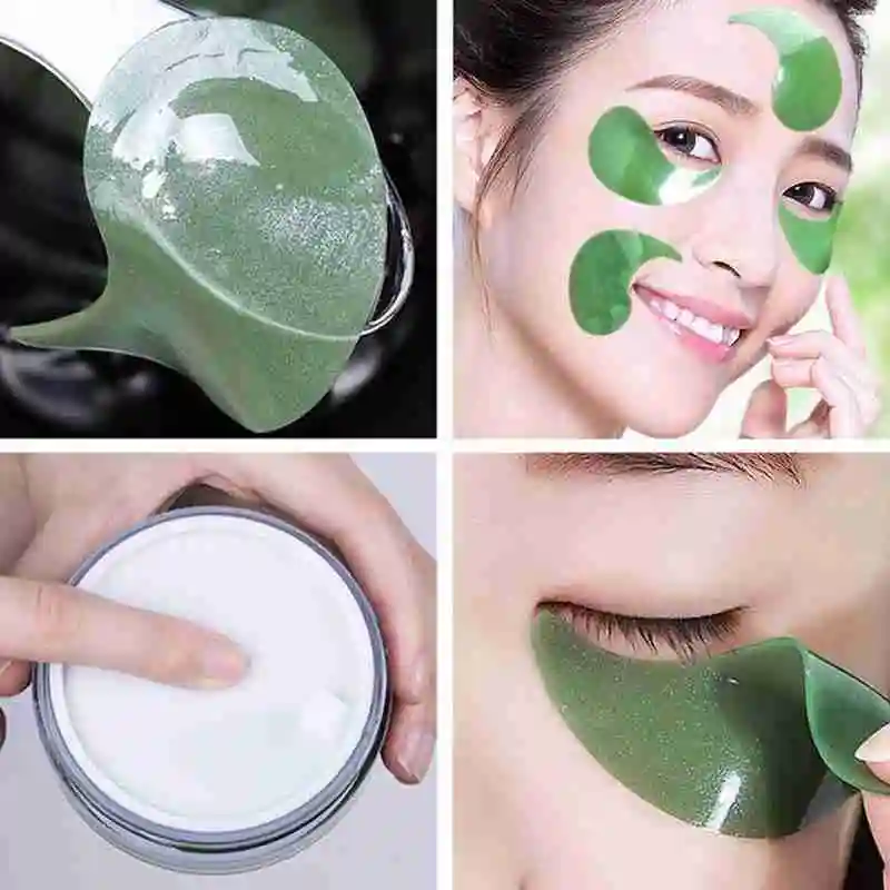 

Algae Eye Mask Hyaluronic Acid Natural Moisturizing Eye Spots Remove Dark Circles Anti Age Bag Eye 60 Piece