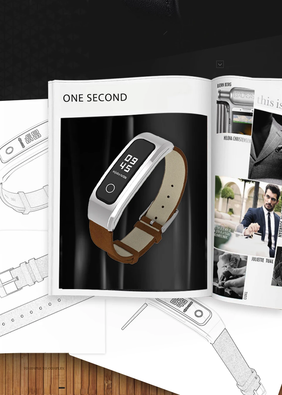 Mijobs пояса из натуральной кожи ремешок для huawei Honor Band 4 бег ремешок часы браслет для Honor Band 4 бег умный Браслет