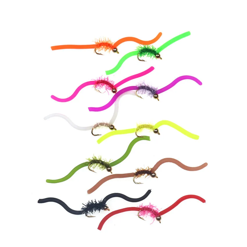 Латунная головка бусины 10/20 штук змеевидная летка червь Нимфа Сан-Хуана | Спорт и