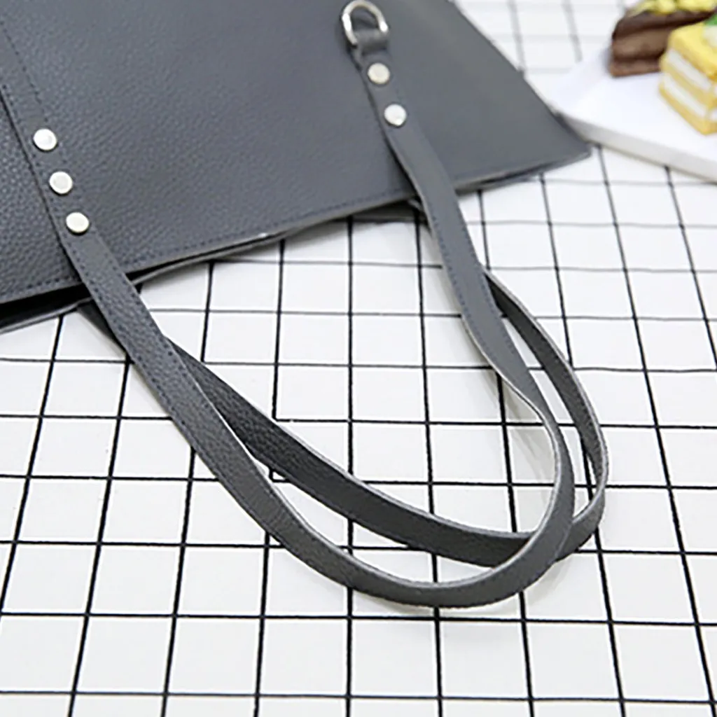 35 # модные женские туфли кожаные четыре части плеча Сумка через плечо