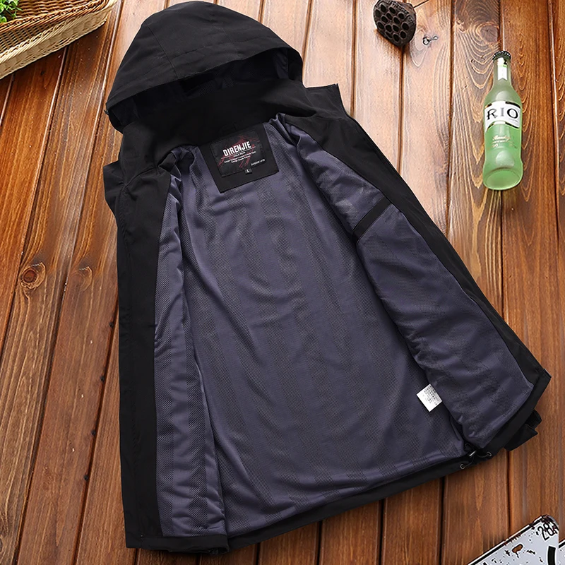 Куртка мужская демисезонная водонепроницаемая Повседневная ветровка в