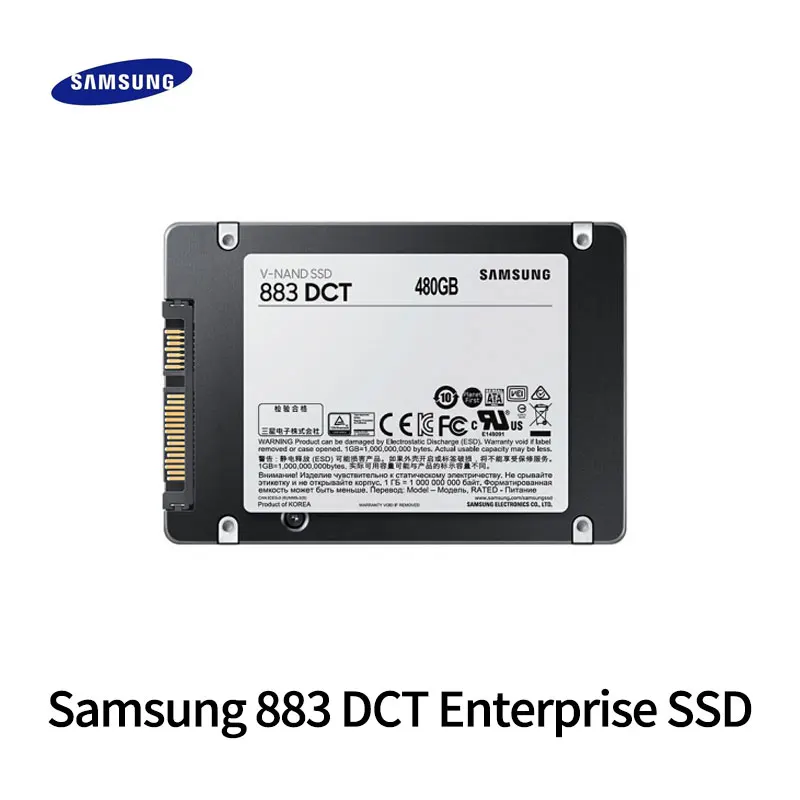 

Samsung 883 DCT Series SSD 1.9TB - SATA 2.5” 7mm Interface Internal Solid State Drive with V-NAND Technology for Business