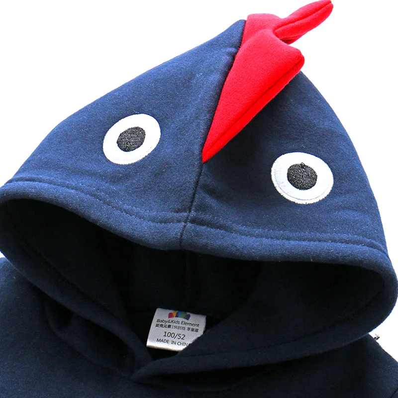 2021 на весну осень и зиму Детский свитер с динозавром HoodiesBoy детская флисовая