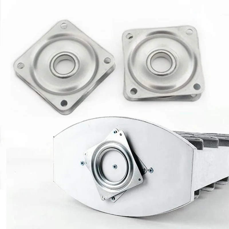 2/3/4 Inch Swivel Plates 360 Degree Heavy Duty Metal Bearing Rotating Turntable Table Rotary Parts Furniture Hardware |