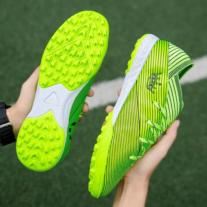 

H2-32755-1 TF Professional Broken Nail Sole Training Football Shoes For Adults And Children Soccer Sneakers