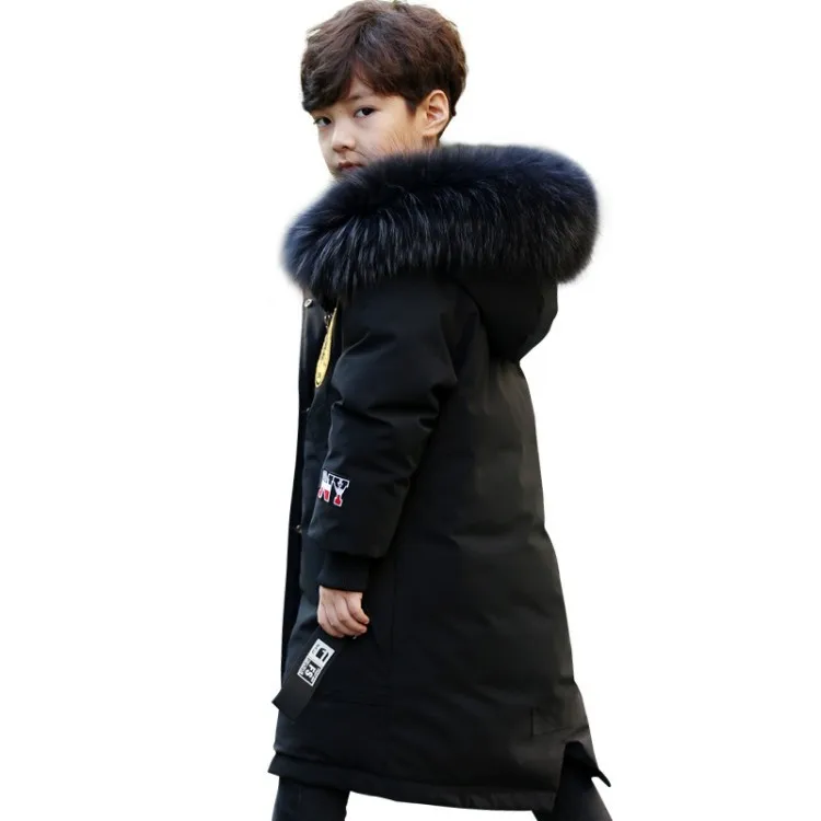 Для русской зимы детская одежда для подростков Новогодняя куртка парка