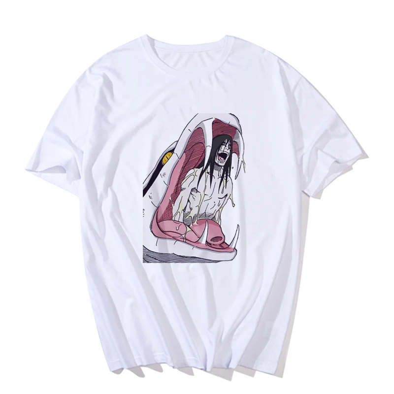 Хлопковая футболка с Наруто уличная аминовая Футболка принтом Женская Осенняя
