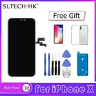 OLED-экран AAA + + для iPhone X, сменный ЖК-дисплей с 3D Touch Force, истинный тон, для iPhone XR XS, без битых пикселей