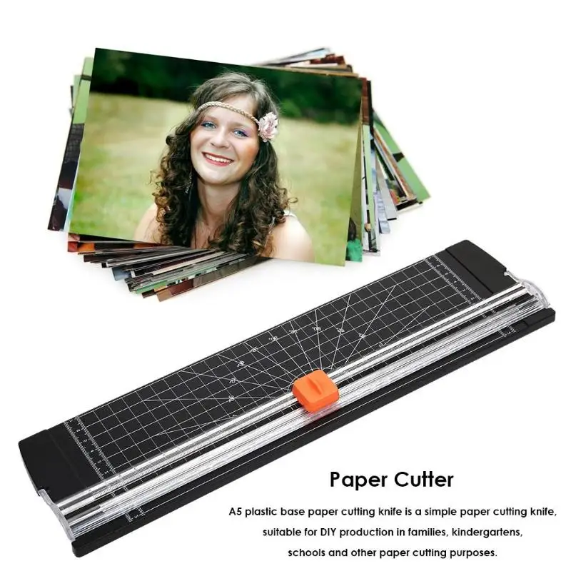A4/A5 Precision Paper Photo Trimmers Cutter Office Card Scrapbook Trimmer Lightweight Die Cutting Mat Machine for Patchwork images - 6