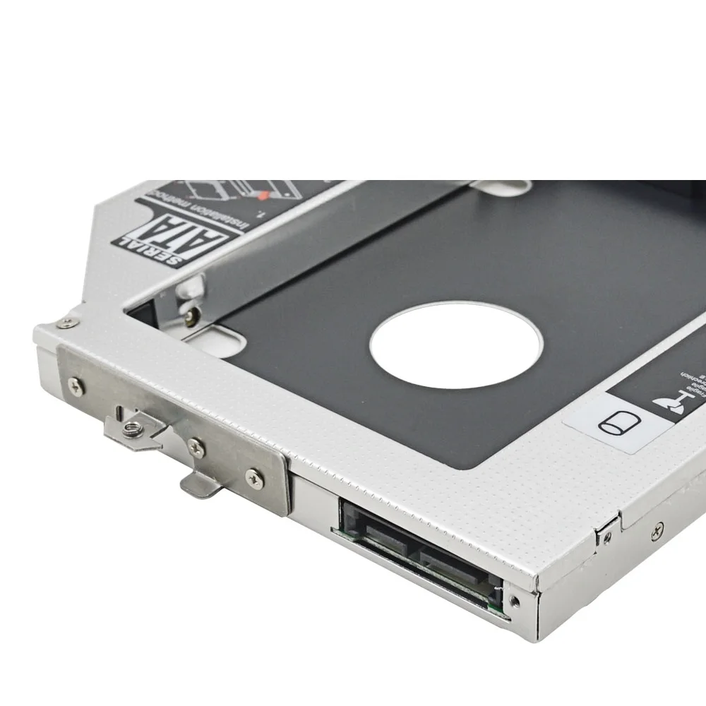 С рамкой Лицевая панель передняя 2 й HDD SSD SATA жесткий диск Caddy адаптер для HP ProBook 6440b