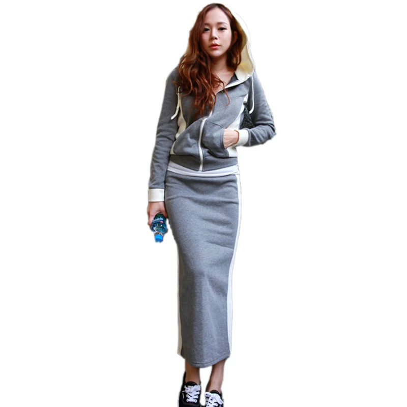 

Spring 2 Piece Set Women Skirt And Top Set Two Piece Sets Lounge Wear Korean Fashion Clothing Hoodies Fall 2021 Long Sleeve