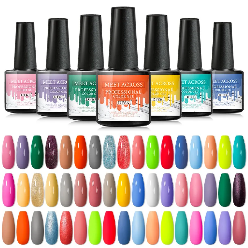 8 мл коричневый кофе Цветной Гель-лак для ногтей шоколадный осенне-зимний стиль