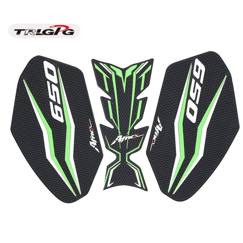 

Protector Anti Slip Tank Pad Sticker Gas Knee Grip Traction Side 3M Decal FOR Z650 NINJA650 2017 2018 2019 2020 2021 Green