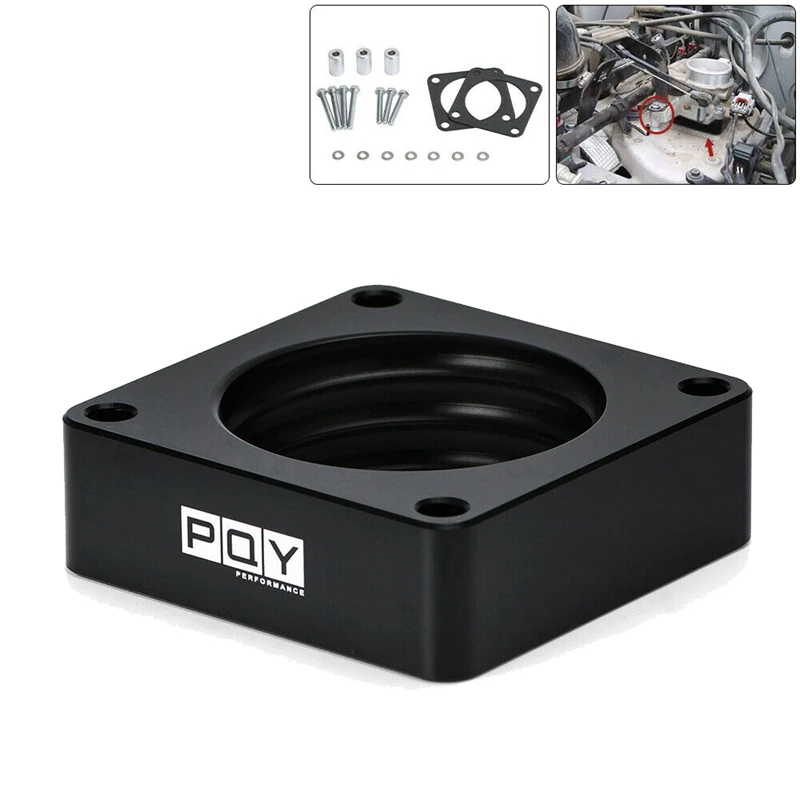 

Черный прокладка корпуса дроссельных заслонок прокладки для адаптера переменного тока для Jeep Wrangler TJ YJ LJ Cherokee XJ 2.5L 4.0L двигателя